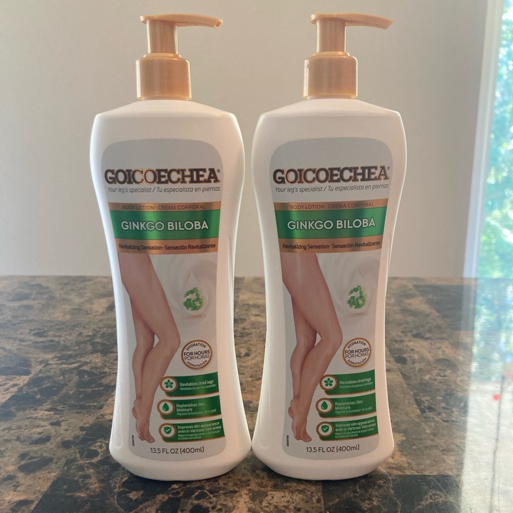 2 Goicoechea Ginkgo Biloba Revitalizing Lotions